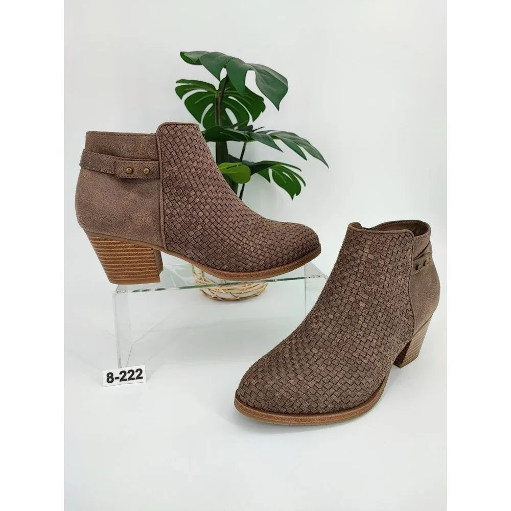 Sonoma Women’s Bootie Brown Ankle Size 8.5M